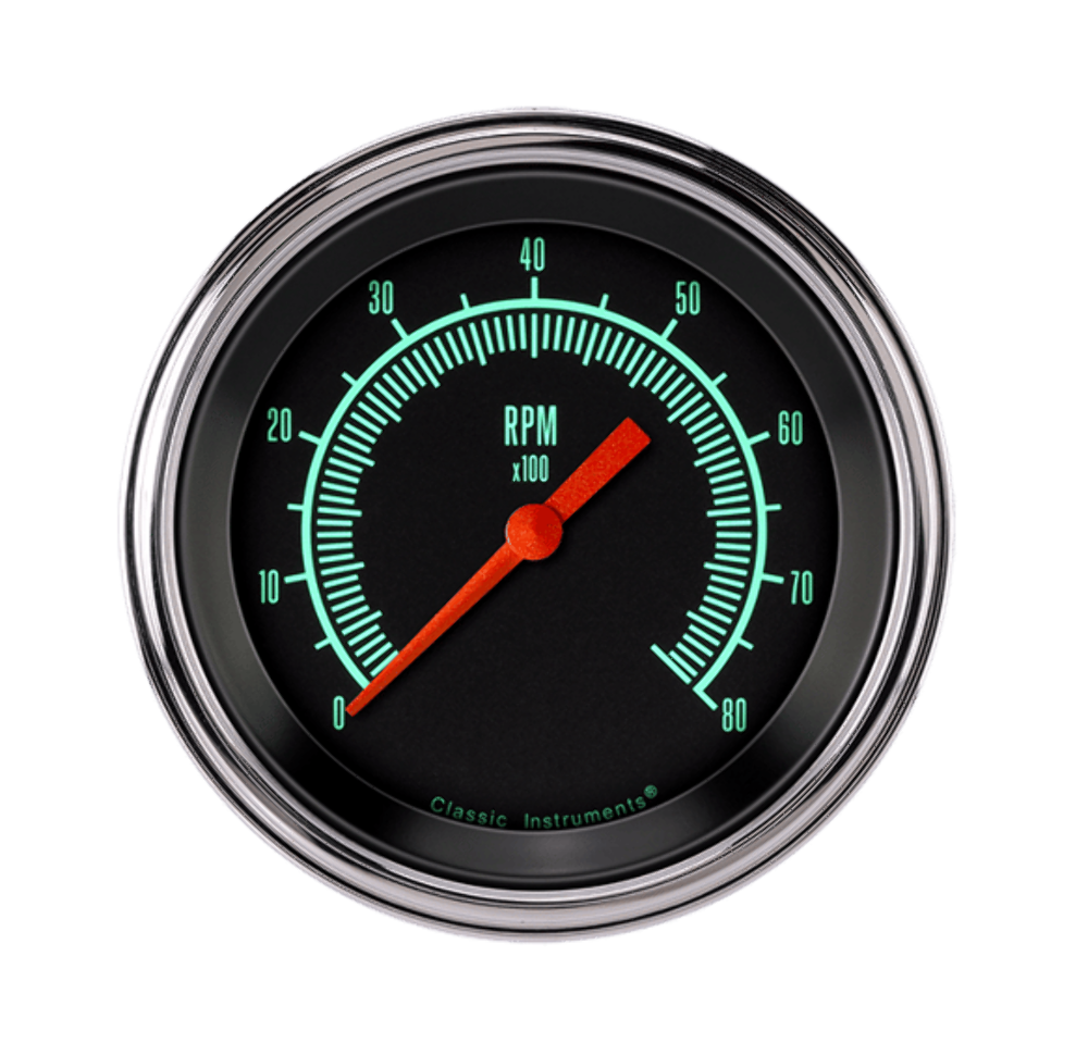 t G/Stock 3 3/8" Tachometer GS80SLF Classic Instruments