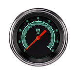 t G/Stock 3 3/8" Tachometer GS80SLF Classic Instruments