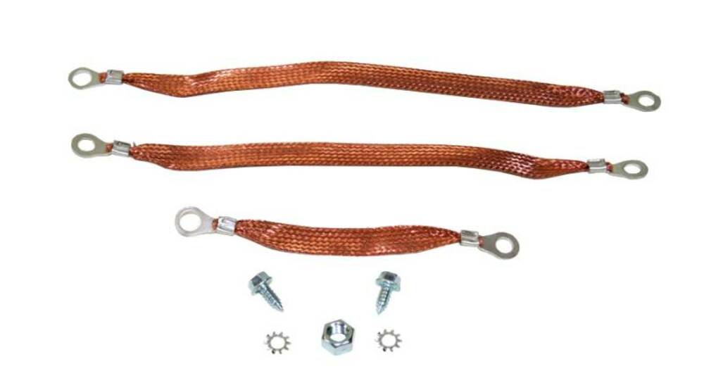 Fits 1955 - 1957 Chevrolet Full Size Ground Strap Kit GSK001