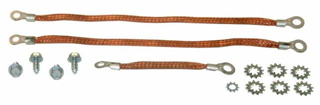 Ground Strap Kit fits 1958 Chevy Full Size Ground Strap GSK400 Shafer's Classic Reproductions