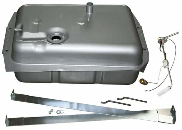 1963-66 C10 Panel Gas Tank Set-Rear Mount-Steel-Top Fill-17 Gallon GTPDT66