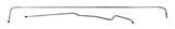 Bronco Gas Tank Vent Line fits 1966-1977 Ford Bronco GVL600 Shafer's Classic Reproductions
