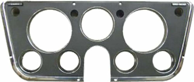 69-72 Trucks, Blazer/Jimmy Dash Bezel-Fits 7-Gauges-Black/Chrome H6048-69