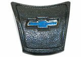 1969-72 Blazer Horn Button-Deluxe-Black-With Blue Bowtie HB10031BLACK