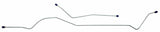 C10 Pickup Truck Rear End Housing Brake Line fits 1960-1963 Chevy C10 HBL408 Shafer's Classic Reproductions