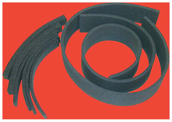 1969-1972 Chevrolet Blazer; Hood Brace Sponge Pad Set HBSP072