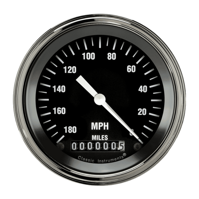 Hot Rod 3 3/8" Speedometer HC55SLF