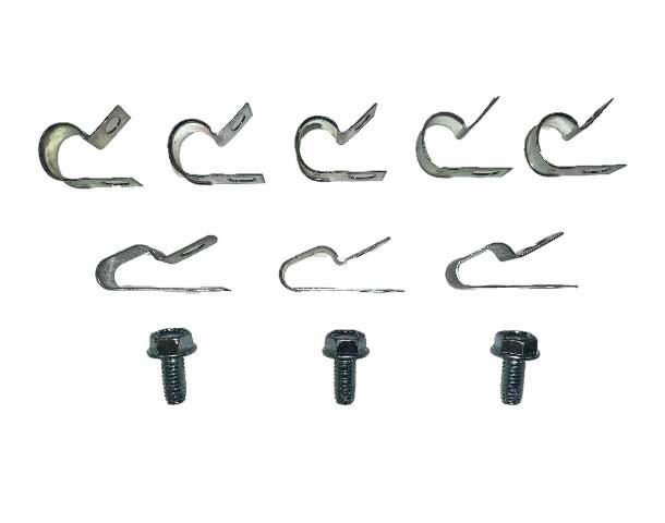 Fuel Clips For 71-74 Dodge Charger B and E Body Fuel Clips 3/8-5/16 - HCK0006