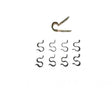 Fuel Line for 1964-1965 Pontiac GTO Fuel Clips Kit 42