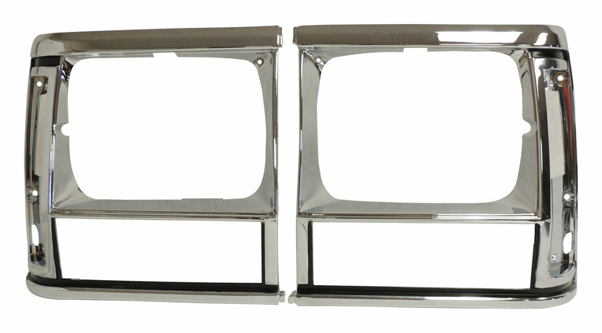 t Headlight Bezel Set Fits 1991-1996 XJ Cherokee -55034078K-CRN Crown