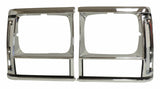 t Headlight Bezel Set Fits 1991-1996 XJ Cherokee -55034078K-CRN Crown