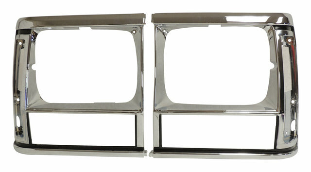 t Headlight Bezel Set Fits 1991-1996 XJ Cherokee -55034078K-CRN Crown