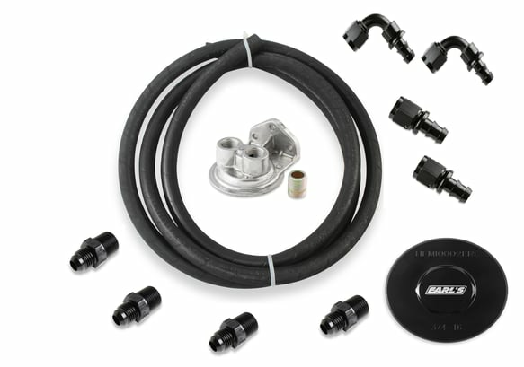 Oil Filter Relocation Kit-Mopar GenIII Hemi-Fits3/4-16Filters-HEMI0004ERL