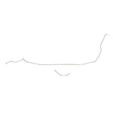 Fuel Line for 1994-1997 Honda Accord Front to Rear Vapor stainless steel