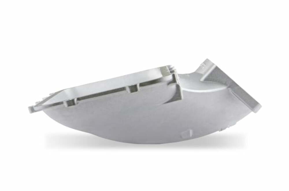 Hooker performance muffler ram-105mm-cast-side-mount-plenum-top-300-301