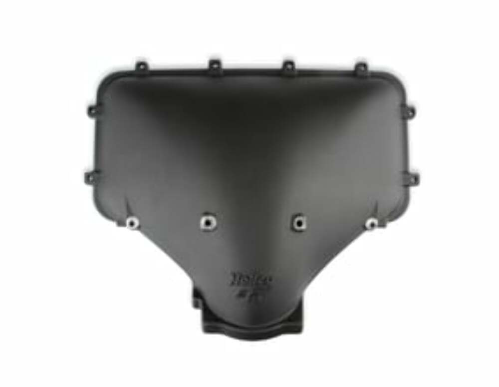 Hooker performance muffler ram-105mm-cast-side-mount-plenum-top-300-301bk