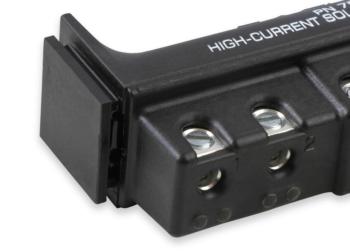 MSD ignition component for 1950-1990 Ford F-150 black red RELAY-35AX4-BLACK-75643-HC