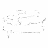 2002-2004 Honda Odyssey, 3.5L V6, Intermediate Line Set; Steel HIN0301OM