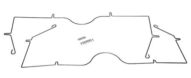 Hood Insulation Retainer Kit fits 1959-1960 Chevy Full Size Hood Insulation Retainer HIR401 Shafer's Classic Reproductions