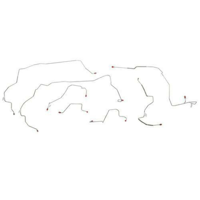 Front Brake Line Kit for 2000-2004 Honda Insight ABS stainless steel