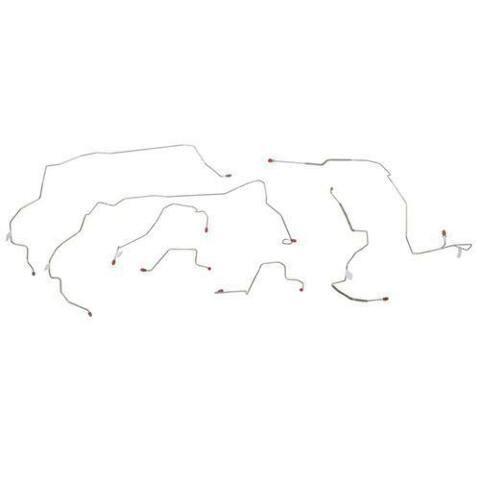 Front Brake Line Kit for 2000-2004 Honda Insight stainless steel