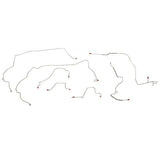 Front Brake Line Kit for 1994-1995 Honda Accord AWABS steel