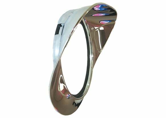 55-57 Chevrolet Truck-55-57 Gmc Truck- With Seals Headlight Bezels for Chevy HLB5557