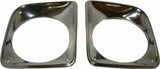 1967-1968 Chevrolet C10 Pickup; Headlight Bezels HLB6768