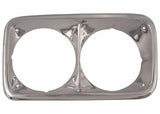 Fits 1969-1972 Chevrolet Blazer; Headlight Bezels - Chrome - Pair HLB72GM