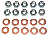 Fits 1955 - 64 Chevrolet Full Size and 1953-62 Corvette Rear End Housing Washer & Nut Kit HNK001