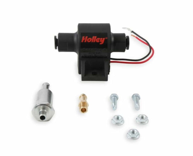 Holley 12-426 MIGHTY MITE ELECTRIC FUEL PUMP 25 GPH, 1.5-4 PSI black