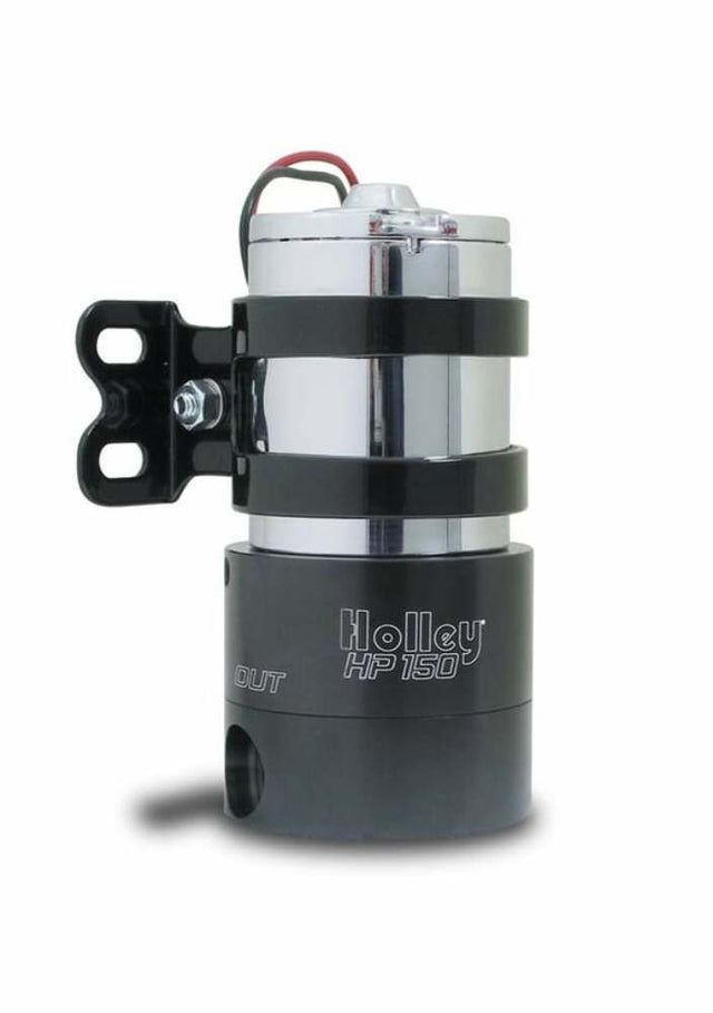 Holley 150 GPH HP FUEL PUMP Street/Strip Carbureted 12-150 black aluminum