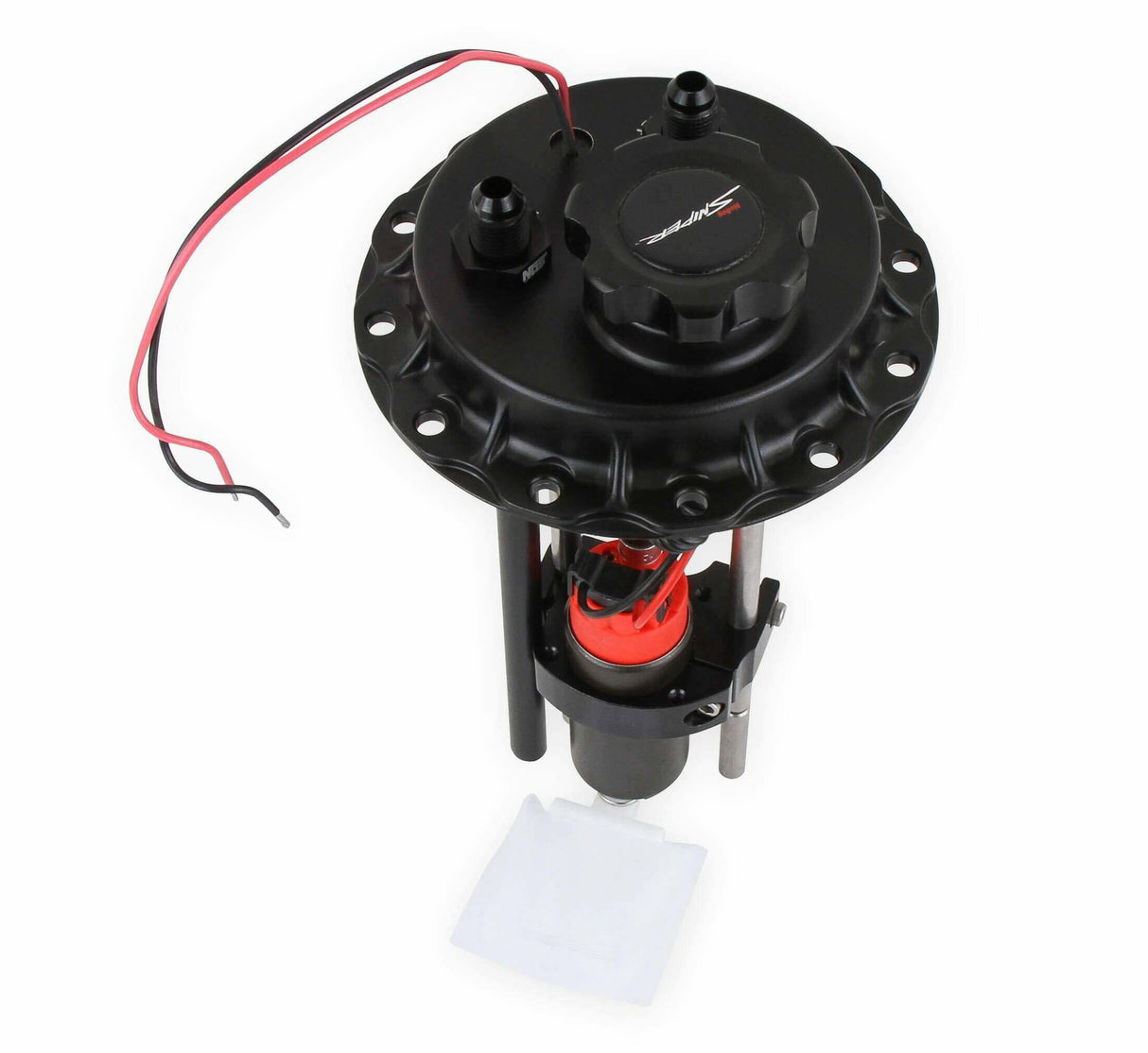 Hooker performance muffler holley-19-380-sniper-fuel-cell-efi-pump-module-assembly-12-bolt-mounting-flange