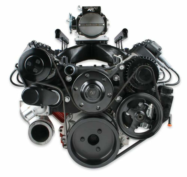 Hooker performance muffler black aluminum holley-20-180bk-premium-black-mid-mount-complete-accessory-system