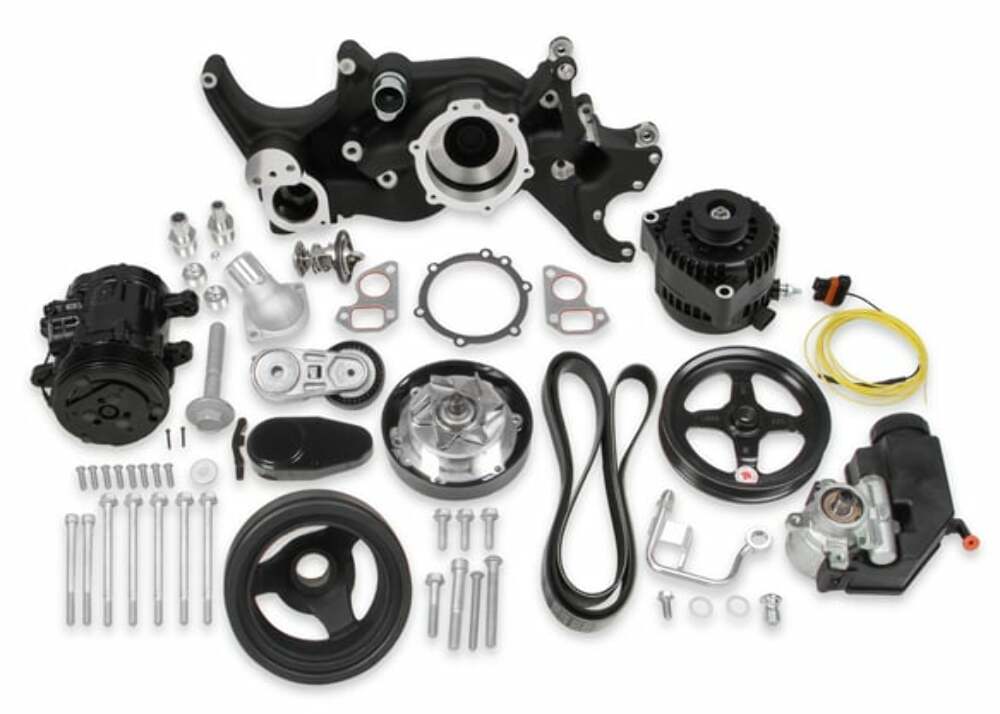 Hooker performance muffler black aluminum system-20-185bk