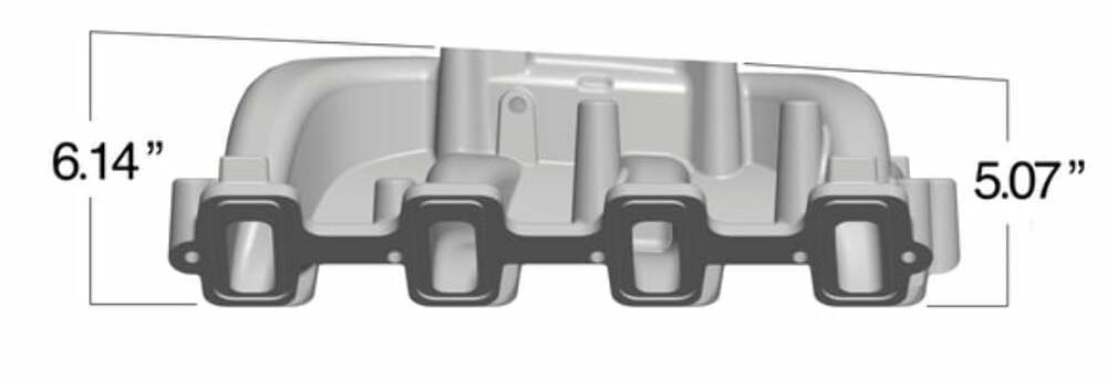 Hooker performance muffler holley-300-130-dual-plane-intake-gm-ls1-ls2-ls6