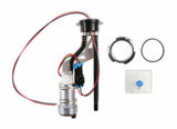 Holley EFI 525 LPH Fuel Pump Module - 12-347 for 1983-1997 Ford Mustang black aluminum