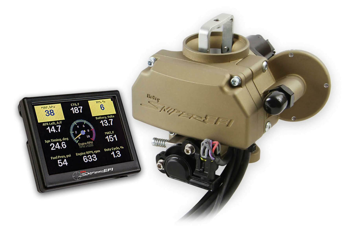 t Holley 550-552 Sniper EFI Self-Tuning Autolite 1100 Kit (1) Fuel Injector Thrott Holley Sniper EFI