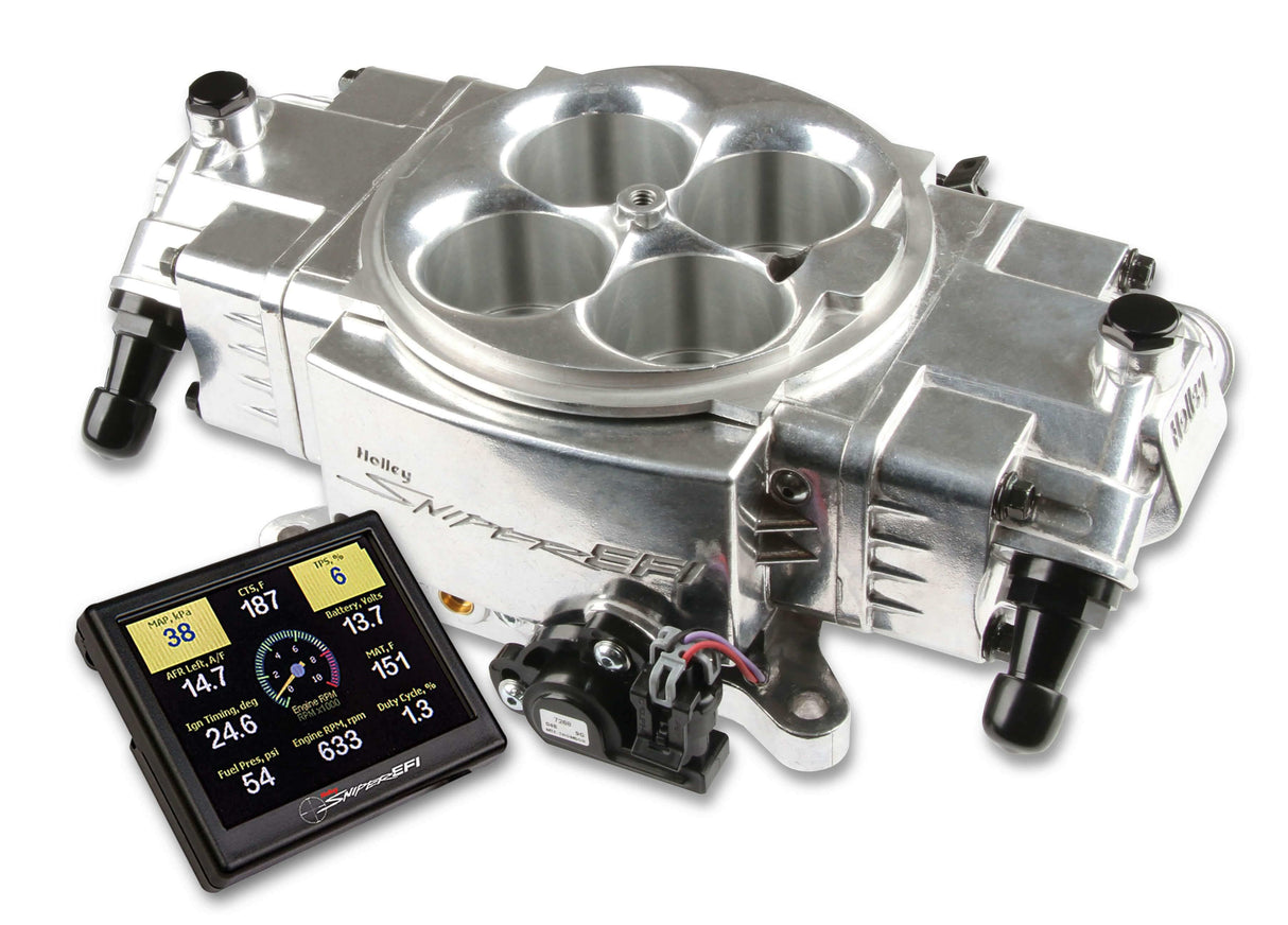 Hooker performance muffler holley-550-870k-sniper-stealth-4150-self-tuning-fuel-injection-system-master-kit