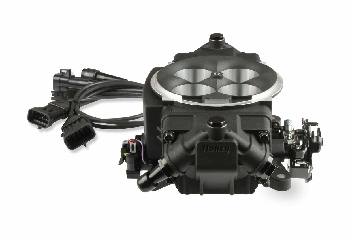 Holley Sniper EFI fuel injection system black holley-550-871-holley-sniper-efi-stealth-4150-kit-black-finish