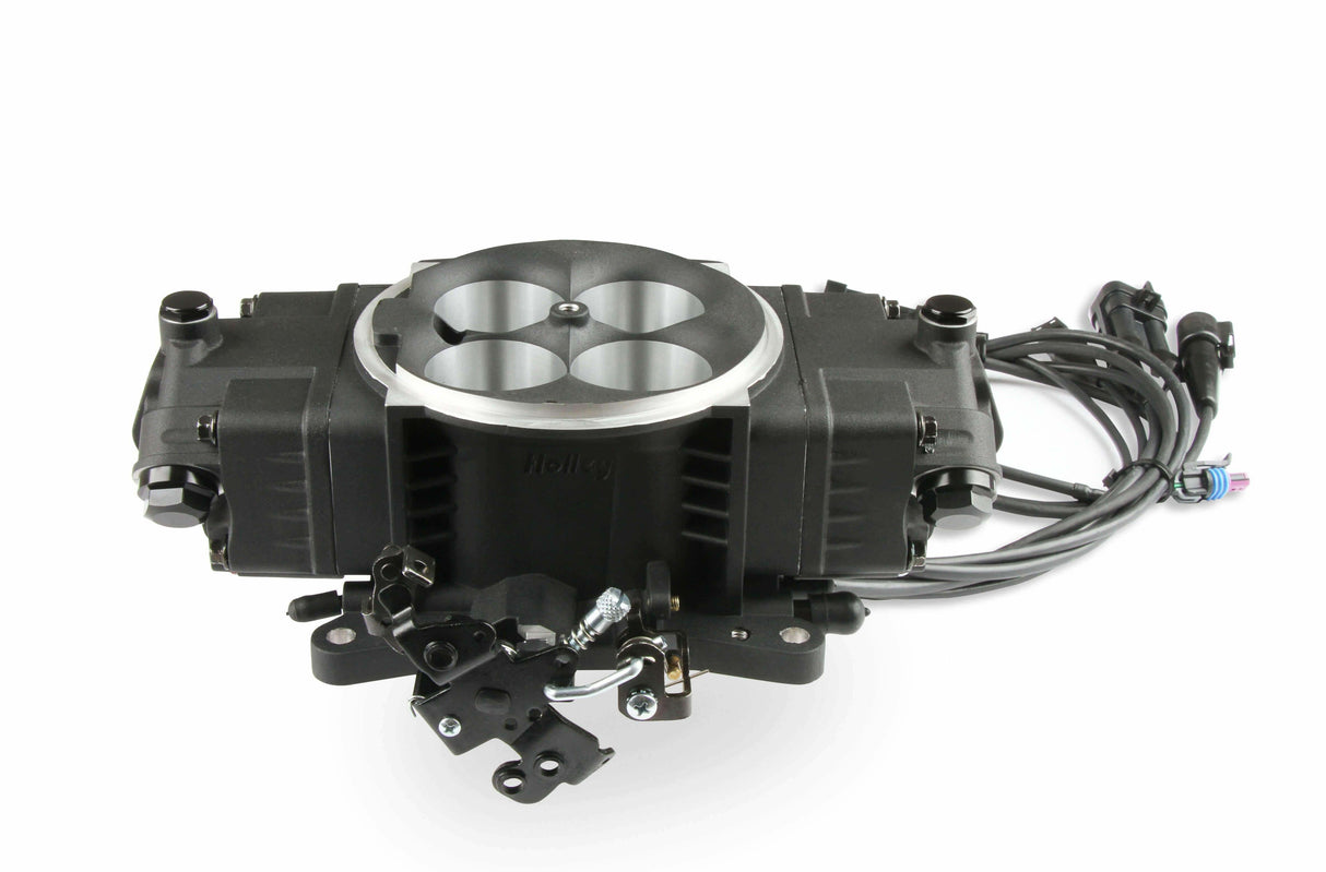Holley Sniper EFI fuel injection system black holley-550-871k-holley-sniper-efi-stealth-4150-master-kit-black-finish