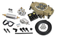 Holley EFI 550-872K Sniper EFI Stealth 4150 Kit - Classic Gold Finish for Ford black stainless steel