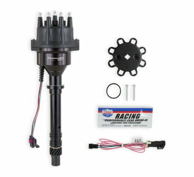 Holley Sniper EFI fuel injection system black aluminum holley-565-300bk-sniper-efi-hyperspark-distributor-small-block-big-block-chevrol