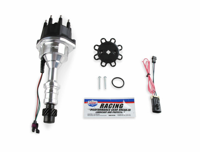 Holley Sniper EFI fuel injection system black aluminum holley-565-310-sniper-efi-hyperspark-distributor-oldsmobile-307-330-350-400-403