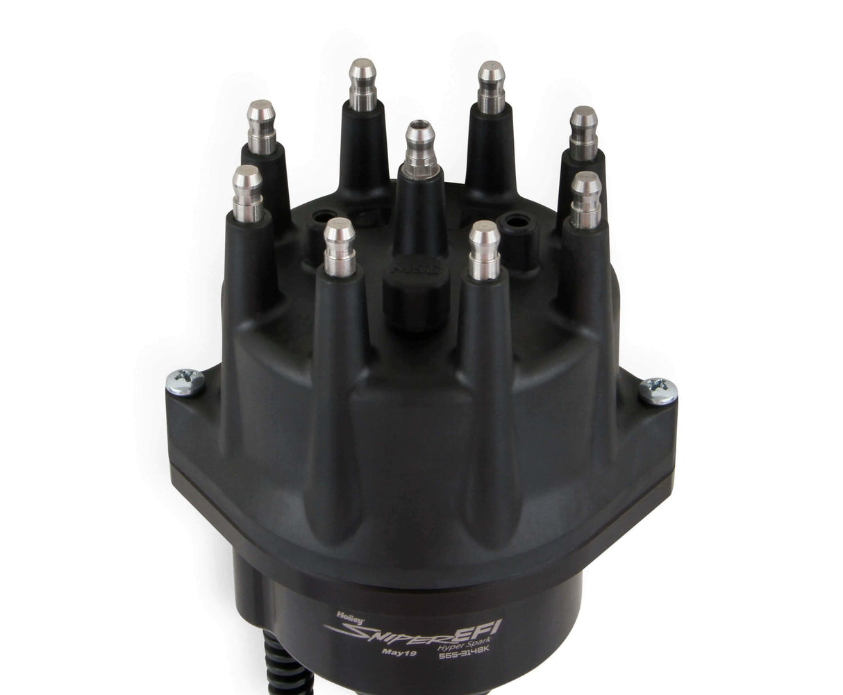 Holley Sniper EFI fuel injection system holley-565-314bk-sniper-efi-hyperspark-distributor-pontiac-326-350-389-400-421-4