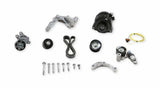 Hooker performance muffler black aluminum kit-150amp-alternator-w-bracket-kit-20-224bk