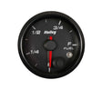Holley Analog Style Fuel Level Gauge - 26-614 black aluminum