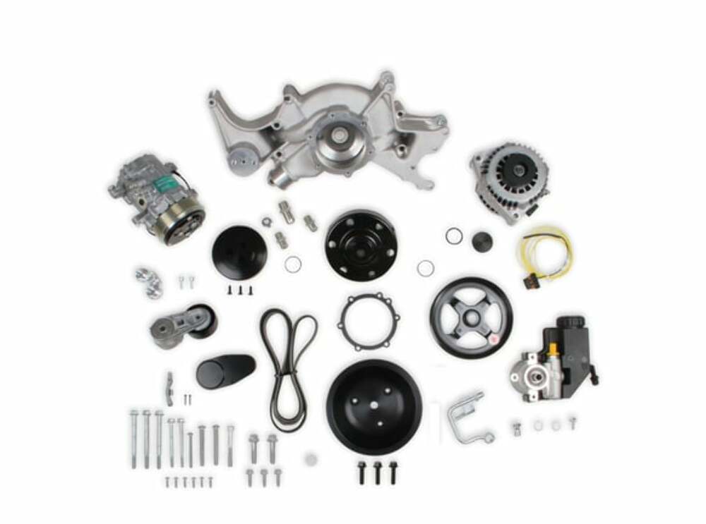 t Holley Big Block Chevy Mid-Mount Complete Accessory System - 20-242 Holley