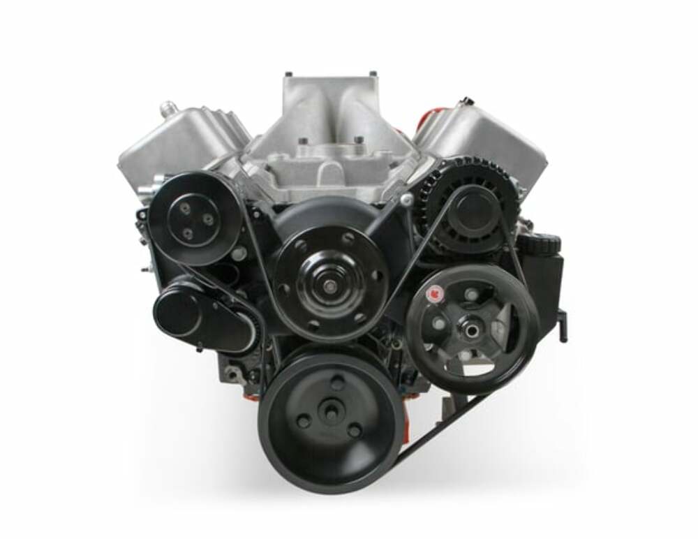 Hooker performance muffler black aluminum system-20-242bk