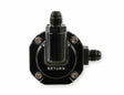 Holley Billet EFI Return Style Fuel Pressure Regulator - 12-893 black aluminum